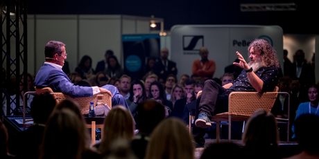 Torgeir Waterhouse i Richard Quest (Foto: Alexander Eriksson/OBF)