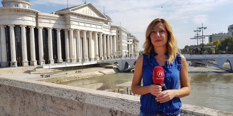 Katarina Alvir prati referendum u Makedonij (Foto: Dnevnik.hr)