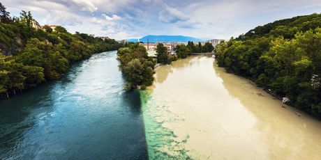 Mjesto gdje se spajaju Rhone i Arve - 1