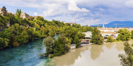 Mjesto gdje se spajaju Rhone i Arve - 2