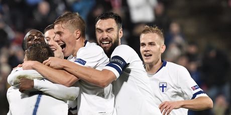 Slavlje finskih reprezentativaca (Foto: AFP)