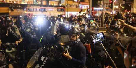 Prosvjedi u Hong Kongu (Foto: Philip FONG / AFP)