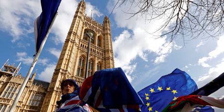 London, brexit, Ilustracija (Foto: Tolga AKMEN / AFP)