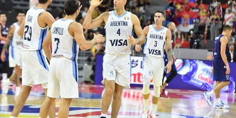 Košarkaši Argentine (Foto: AFP)