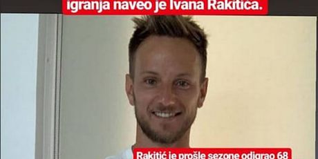 Rakitićeva objava na storyju (Instagram)