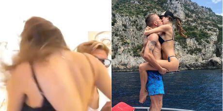 Ciro Immobile i Jessica Melena (Screenshot)