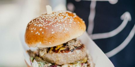 BrewBites burger