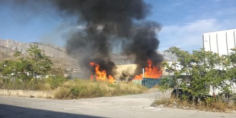 Požar u Splitu (Foto: Dalmacija Danas)