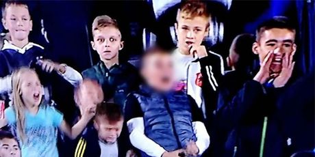 Mladi navijač Partizana (Foto: Screenshot/Twitter)