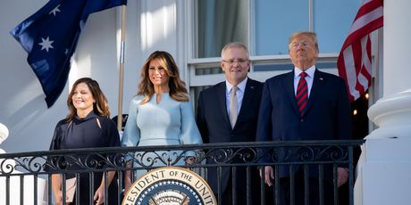 Donald Trump, Scott Morrison i Prve dame (Foto: AFP)