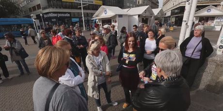 Okupljanje na trgu bana Jelačića (Foto: Dnevnik.hr)