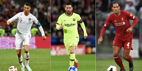 Ronaldo, Messi i Van Dijk (Foto: AFP)