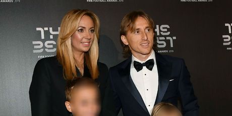 Luka Modrić s obitelji (Foto: AFP)