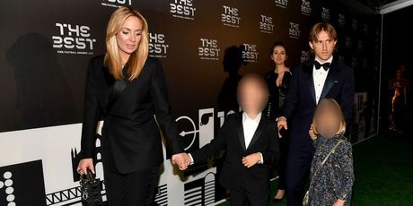 Luka Modrić s obitelji (Foto: AFP)
