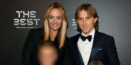 Luka Modrić s obitelji (Foto: AFP)
