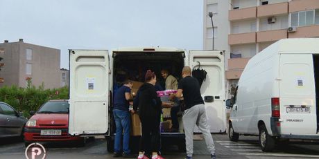 Sakupljanje namirnica za pacijente u Specijalnoj bolnici u Gornjoj Bistri (Foto: Dnevnik.hr) - 1