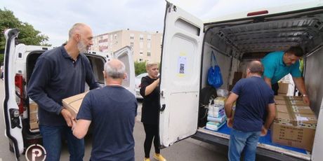 Sakupljanje namirnica za pacijente u Specijalnoj bolnici u Gornjoj Bistri (Foto: Dnevnik.hr) - 2