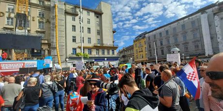 Prosvjed protiv mjera u Zagrebu - 3