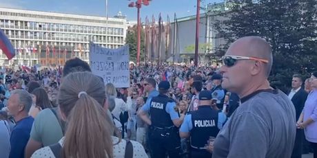 Korona prosvjed u Ljubljani - 4