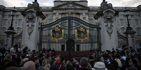 Ljudi ispred Buckinghamske palače - 5