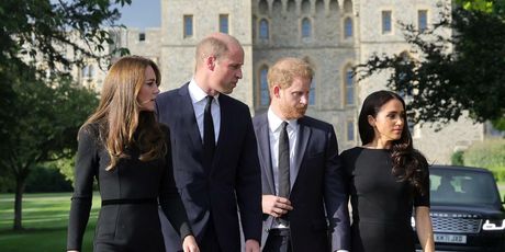 Princ William, Kate Middleton, princ Harry, Meghan Markle