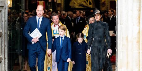 Princ George i princeza Charlotte s princem Williamom i Kate Middleton
