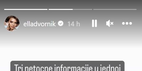 Ella Dvornik - Insta storij