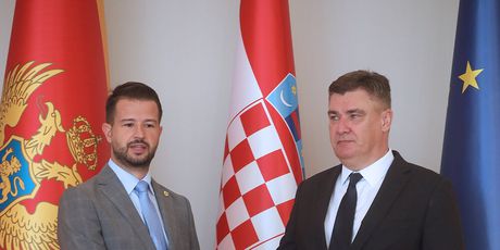 Predsjednik Crne Gore Jakov Milatović s predsjednikom Republike Hrvatske Zoranom Milanovićem - 7
