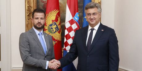 Susret premijera Plenkovića i Jakova Milatovica, crnogorskog predsjednika - 2
