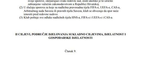 Prijedlog Statuta kluba - 2