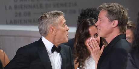 Ines de Ramon, Brad Pitt i George Clooney - 2