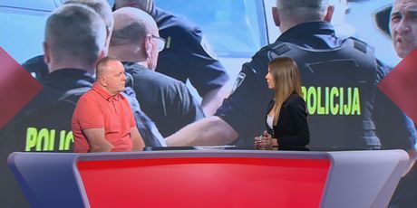 Ante Bagarić, psihijatar i Valentina Baus, reporterka Dnevnika Nove TV - 2