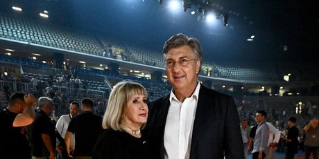 Andrej Plenković i Biserka Petrović