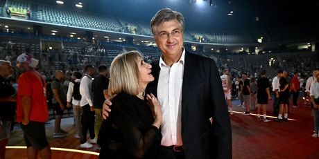 Andrej Plenković i Biserka Petrović