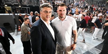 Andrej Plenković i Luka Dončić