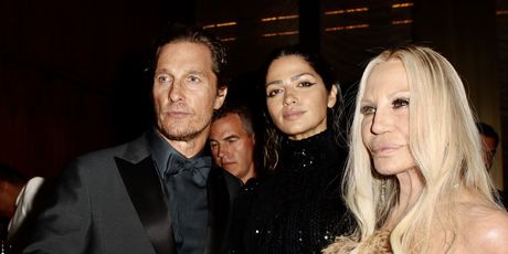 Matthew Mcconaughey, Camila Alves, Donatella Versace