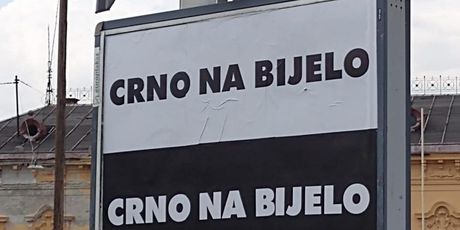 Plakat Crno na bijelo