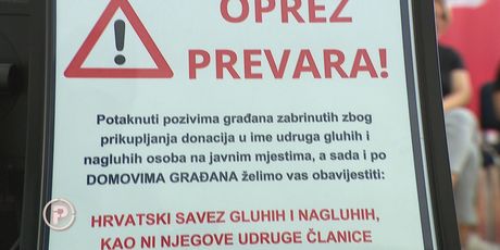 Provjereno: Lažne donacije za gluhe i potrebite - 1