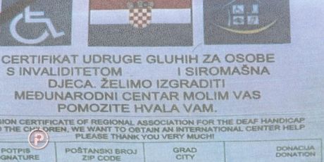 Provjereno: Lažne donacije za gluhe i potrebite - 2