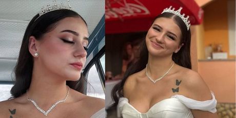 Magdalena Folnožić na vjenčanju