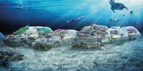 Automobili su napravljeni od morskog kamena