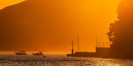 Zalazak sunca iz uvale Kašjuni - 1