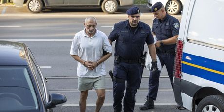 Privođenje osumnjičenog za ubojstvo supruge u mjestu Tenja - 2