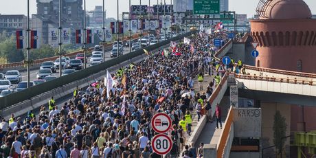 Studenti prosvjedovali u Beogradu - 9