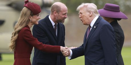 Kate Middleton, princ William, Donald Trump, Melania Trump