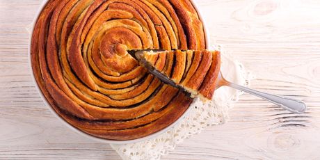 Cimet-rolice kao torta