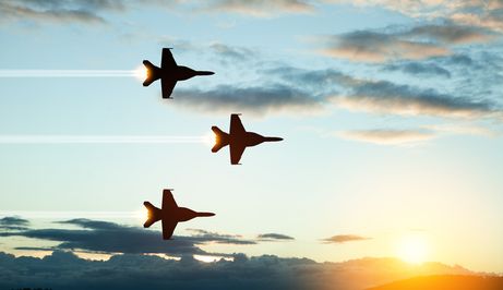 Ilustracija: borbeni zrakoplov