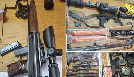 Osječka policija privela 10 osoba zbog ilegalne trgovine oružjem