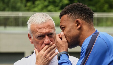 Didier Deschamps i Kylian Mbappe