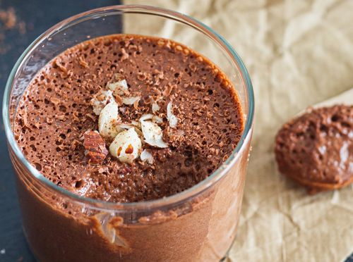 Čokoladni mousse od aquafabe